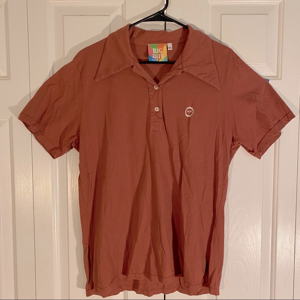 Big Bud Press polo clay red size XL
